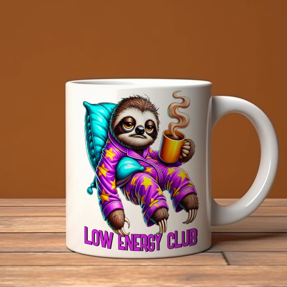 Caneca Bicho-Preguiça - Low Energy Club 325ml